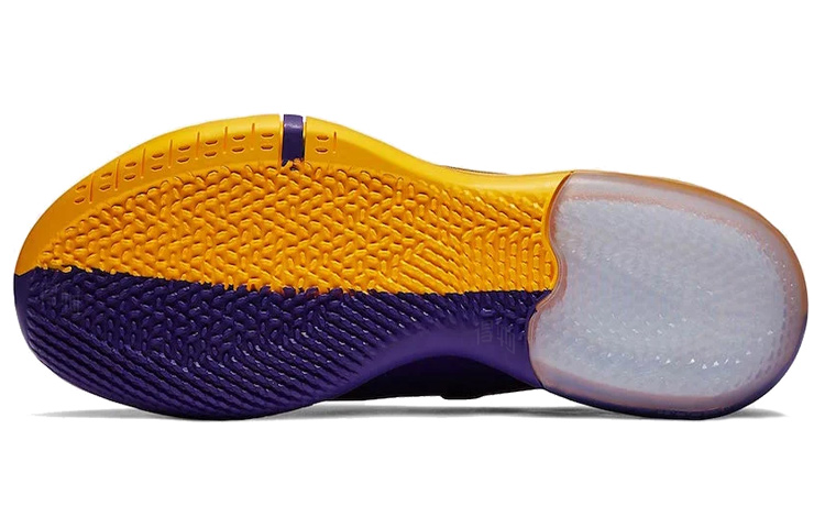 Мужские кроссовки Nike Kobe AD (желто-фиолетовые) — Жёлтый / фиолетовый — фото 6