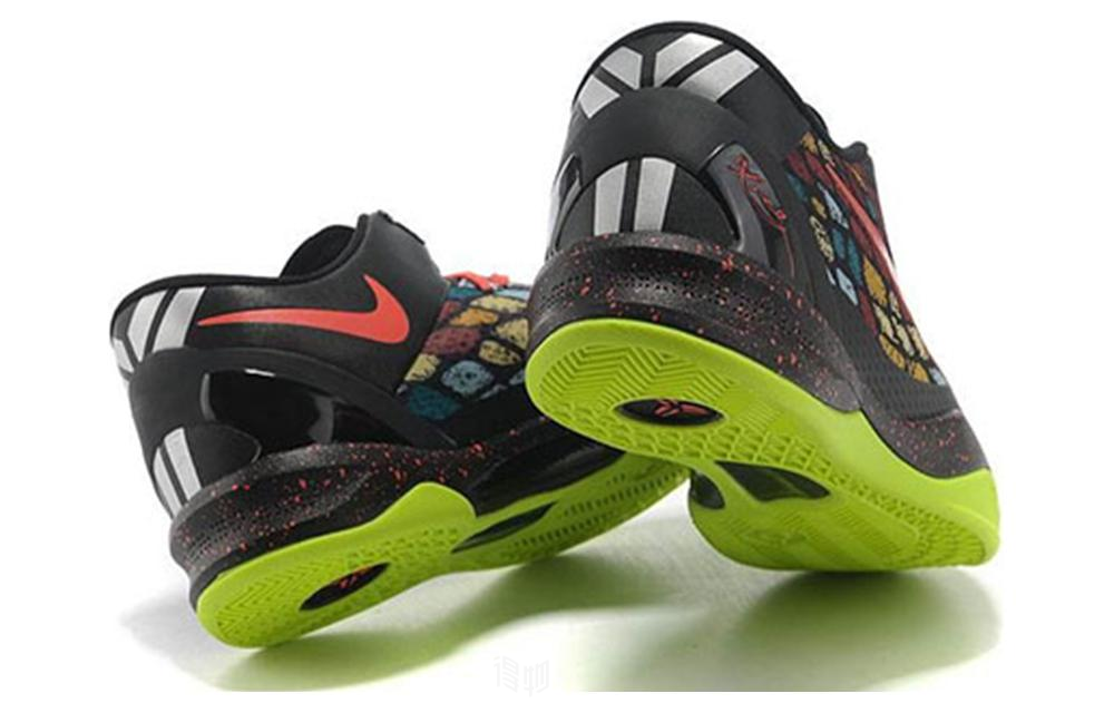 Мужские кроссовки Nike Kobe 8 (черно-разноцветные) — 黑/彩色 — фото 4