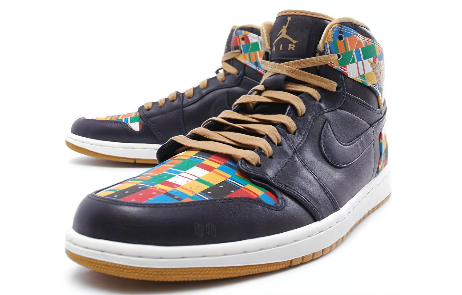 Мужские кроссовки Jordan Air Jordan 1 Retro RTTG D.C (темно-синие) — фото 2