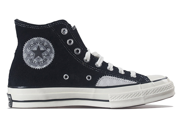 Кеды Converse 1970s Chuck Taylor (черно-белые) — Чёрный / белый — фото 2