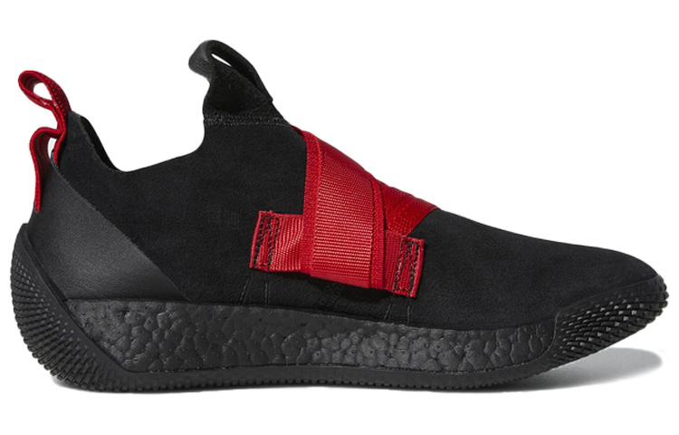 Мужские кроссовки adidas Harden LS2 (черно-красные) — Чёрный / красный — фото 2