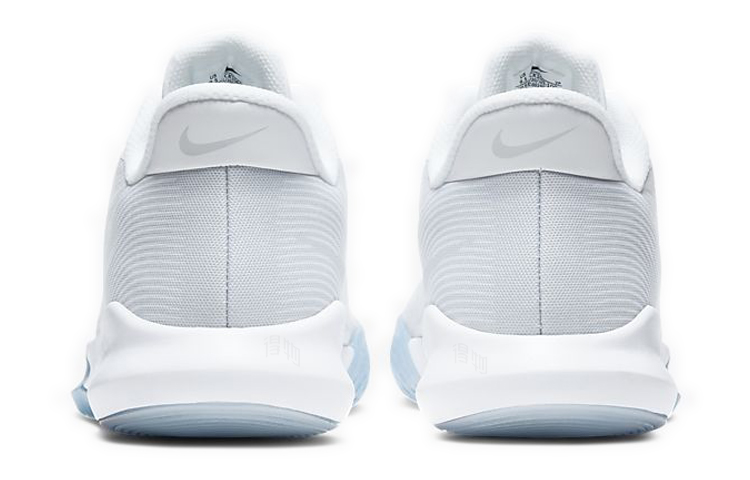 Кроссовки Nike Precision 4 (бело-синие) — Белыйсиний — фото 4