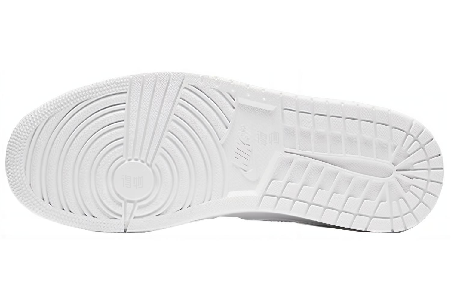 Мужские кроссовки Jordan Air Jordan 1 Mid (белые) — фото 5