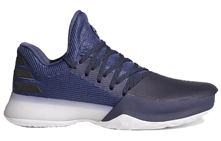 Мужские кроссовки adidas Harden Vol.1 (темно-синий / белый) — Тёмно-синий / белый — фото 2