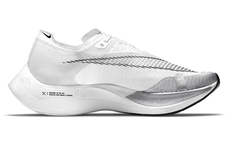 Унисекс кроссовки Nike ZoomX Vaporfly Next% 2 (бело-серебристые) — Белый / серебристый — фото 2