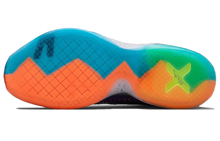 Мужские кроссовки Nike Kobe 10 Elite High What The (разноцветные) — 彩色/反光银 — фото 5