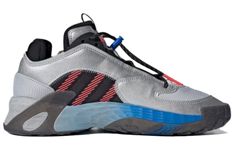 Кроссовки adidas originals Streetball (серо-черно-синие) — фото 2