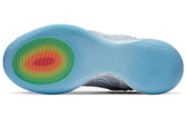 Мужские кроссовки Nike Adapt bb 2.0 "Mag" (серый / белый / синий) — фото 6
