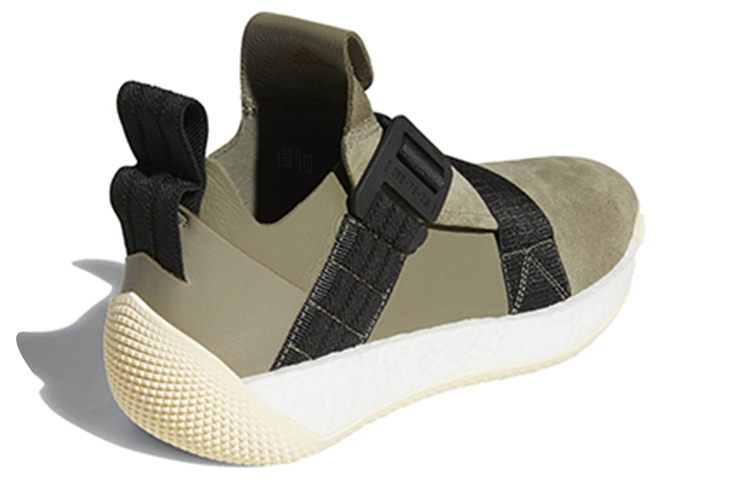 Мужские кроссовки adidas Harden LS2 Buckle (черно-зеленые) — фото 3