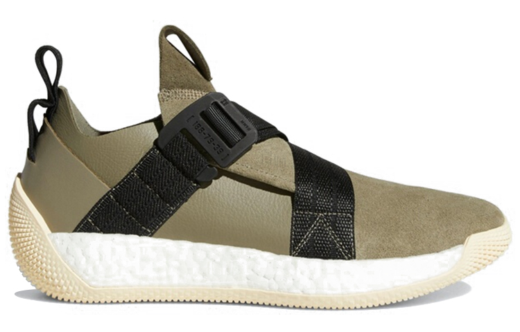 Мужские кроссовки adidas Harden LS2 Buckle (черно-зеленые) — фото 2