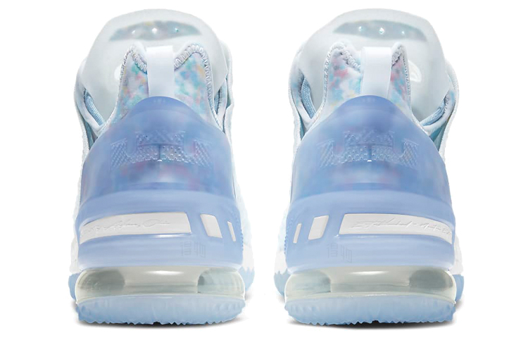Мужские кроссовки Nike Lebron 18 "Play for the Future" (бело-синие) — Белый / синий — фото 5