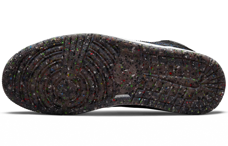 Мужские кроссовки Jordan Air Jordan 1 Crater mid crater (черный / синий) — Чёрный / синий — фото 6