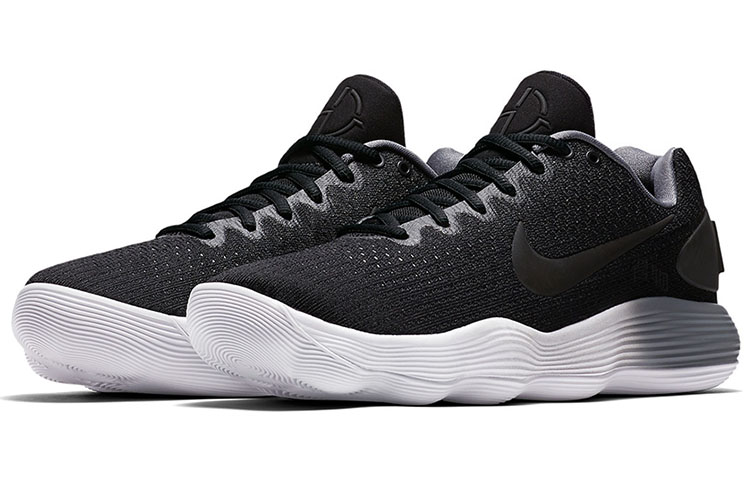Мужские кроссовки Nike Hyperdunk 2017 Low (черно-белые) — Чёрный / белый — фото 3