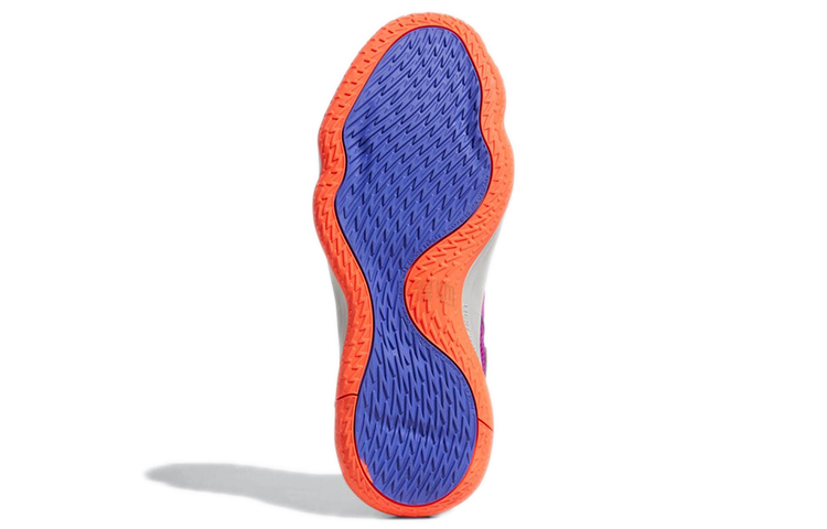 Мужские кроссовки adidas D lillard 7 Extply (сине-фиолетовые) — Синий / фиолетовый — фото 6
