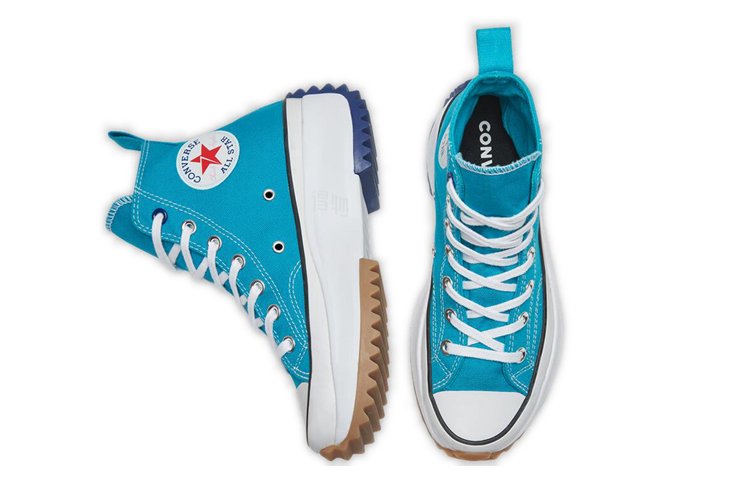 Кеды Converse Run Star Hike (сине-белые) — фото 4
