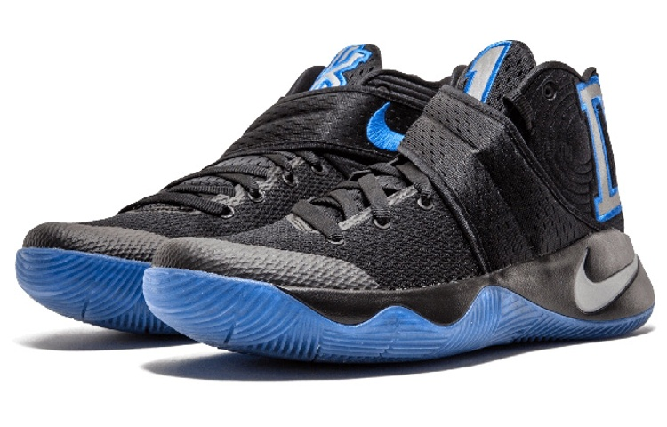 Мужские кроссовки Nike Kyrie 2 Duke баскетбольные (черные) — 黑/反光银/宝蓝 — фото 3