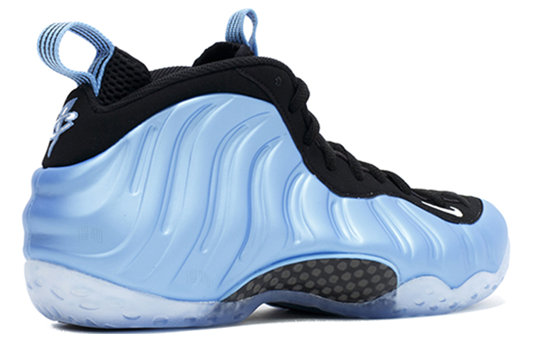 Мужские кроссовки Nike Foamposite One (голубые) — фото 3
