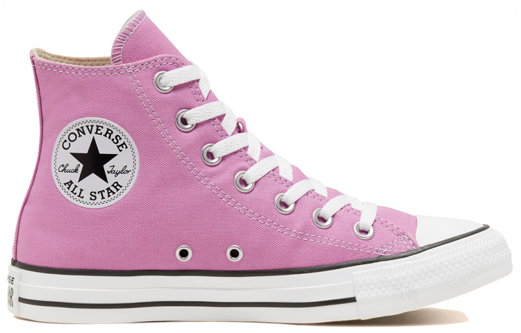 Кеды Converse Chuck Taylor All Star (розово-белые) — фото 2