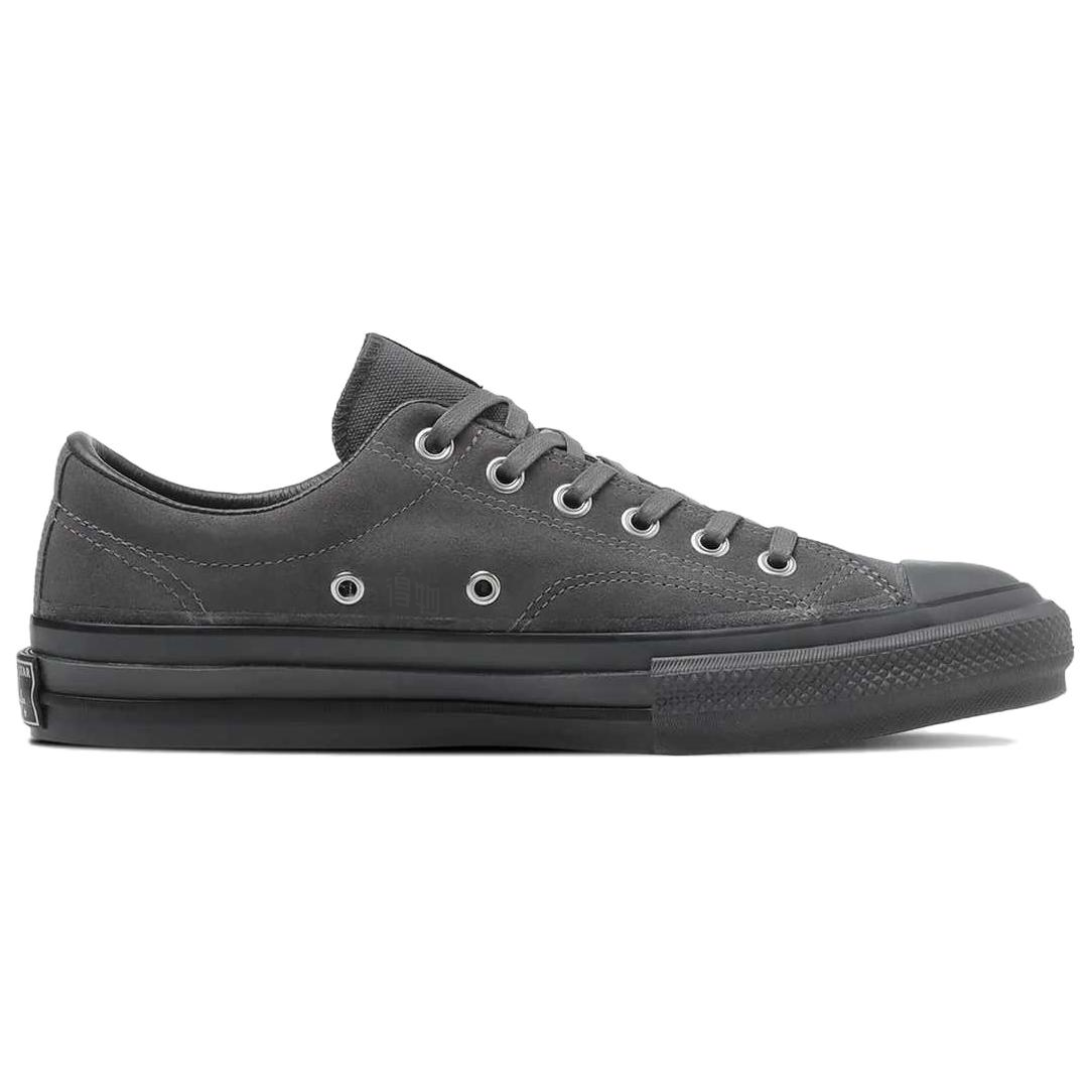 Кеды Converse ADDICT CHUCK TAYLOR Suede NH OX (серо-черные) — фото 2