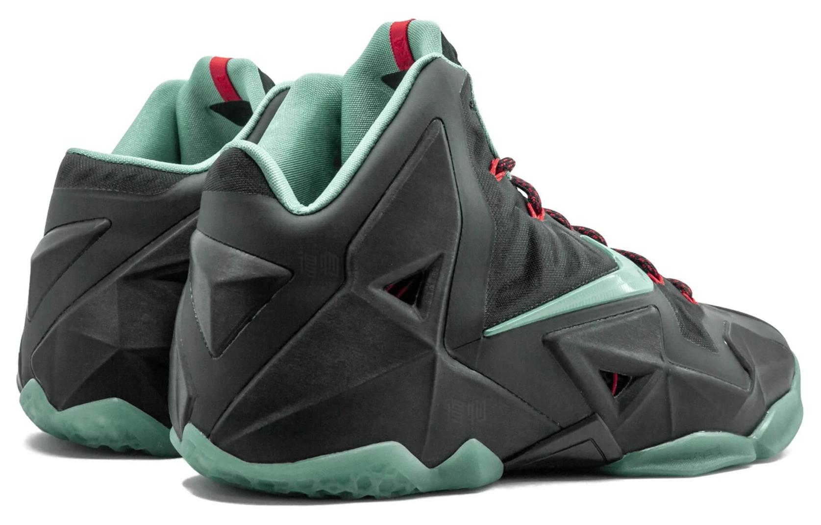 Мужские кроссовки Nike Lebron 11 Diffused Jade 11 (черный / зеленый) — Чёрный / зелёный — фото 4