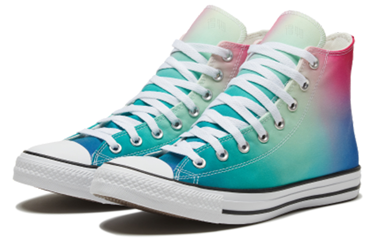Кеды Converse Chuck Taylor All Star (зелено-синие) — фото 3