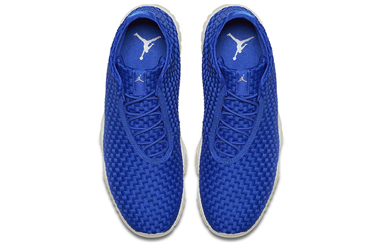 Мужские кроссовки Jordan Future (бело-синий) — фото 4