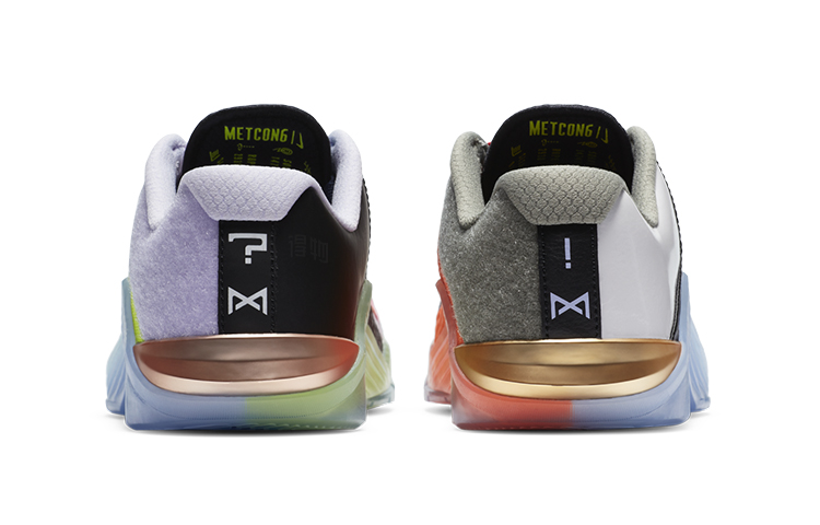 Кроссовки Nike Metcon 6 X (желтый / черный / красный) — Жёлтый / чёрный / красный — фото 5