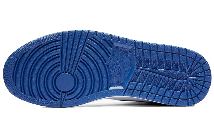 Мужские кроссовки Jordan Air Jordan 1 Retro Storm Blue (бело-синие) — Белый / синий — фото 4