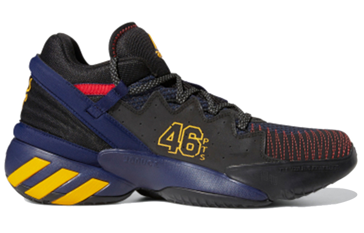 Мужские кроссовки adidas D.O.N. Issue #2 GCA (черно-синие) — фото 2