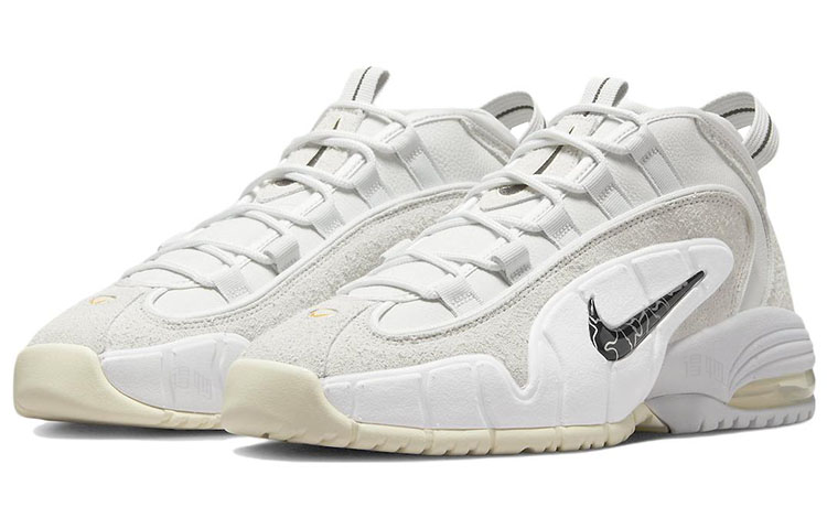 Мужские кроссовки Nike Air Max Penny 1PRM (серо-белые) — фото 3