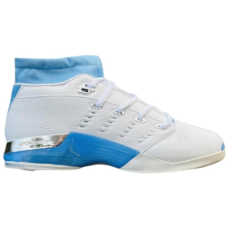 Мужские кроссовки Jordan Air Jordan 17 (бело-синие) — Белыйсиний — фото 2