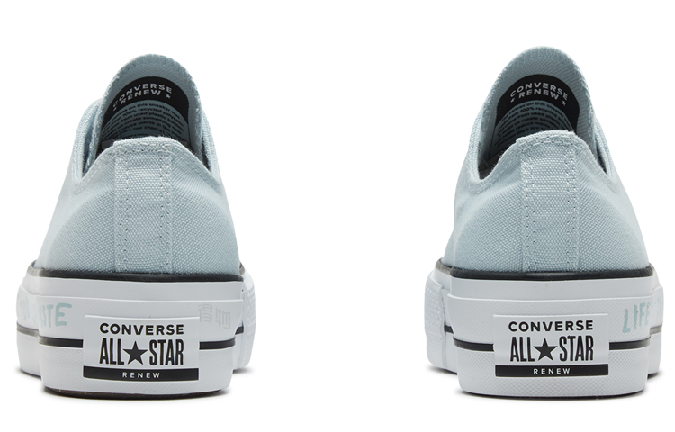 Женские кеды Converse Chuck Taylor All Star Renew Canvas (синий / белый) — фото 4