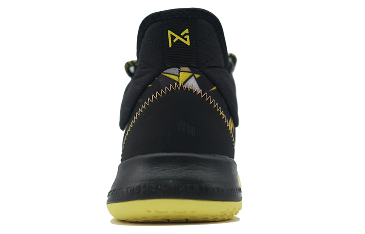 Мужские кроссовки Nike PG 3 Mamba Mentality (черно-желтые) — фото 4