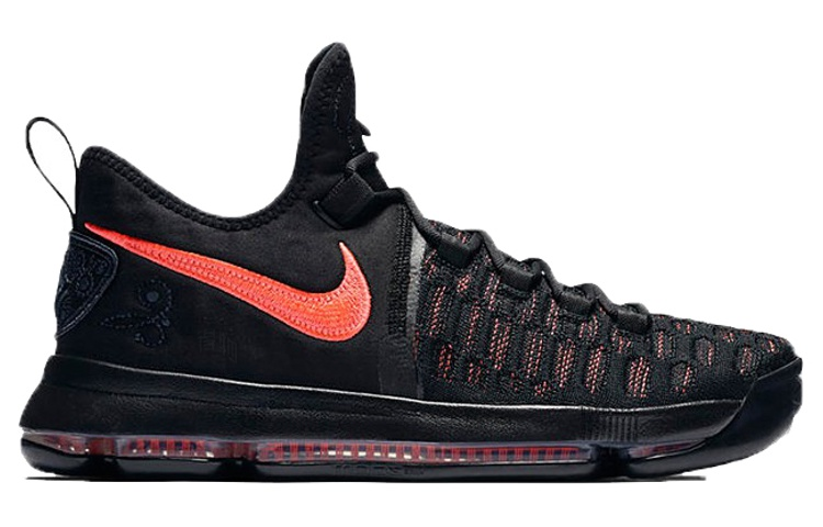 Мужские кроссовки Nike KD 9 Aunt Pearl (черно-розовые) — Чёрный — фото 2