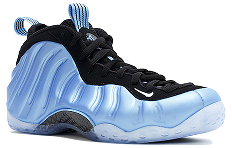 Мужские кроссовки Nike Foamposite One (голубые) — фото 2