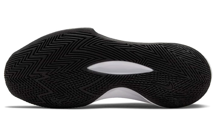 Мужские кроссовки Nike Precision 5 (белый / черный / зеленый) — Белый / чёрный / зелёный — фото 6