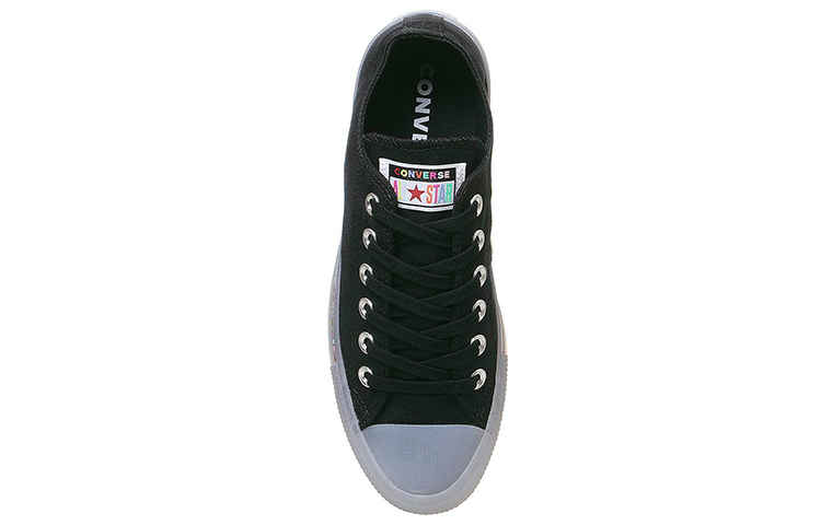 Кеды Converse All Star Low Trainers Rainbow Black (черные) — фото 3