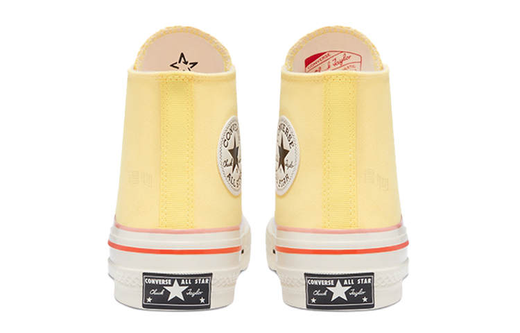Женские кеды Converse 1970s Colorblock Chuck Taylor All Star (лимонно-желтые) — 柠檬黄 — фото 4