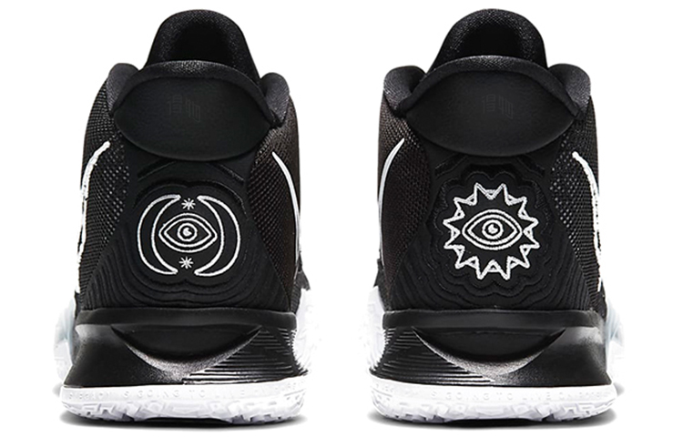Кроссовки Nike Kyrie 7 "BK Black" (черно-белые) — Чёрный / белый — фото 5