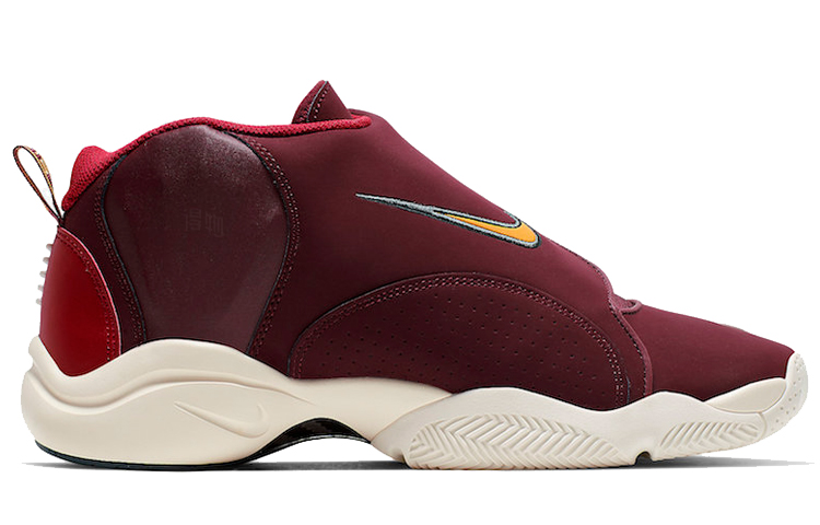 Мужские кроссовки Nike Air Zoom GP Night Maroon (бордовые) — 酒红/白色 — фото 2