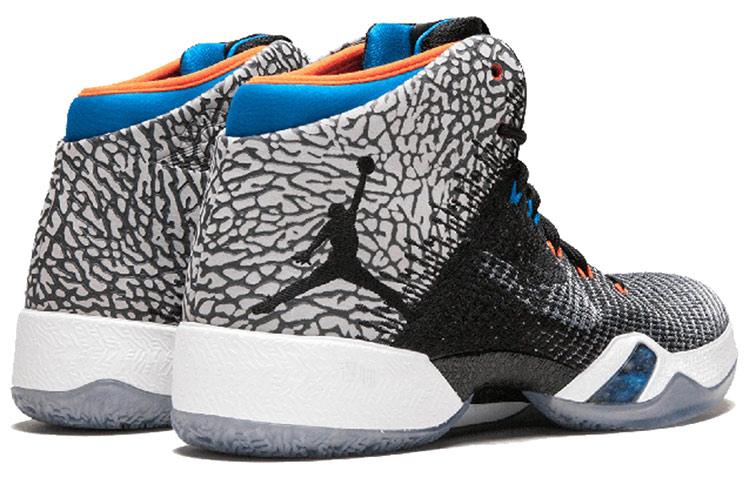Мужские кроссовки Jordan Air Jordan 31 (серые) — 水泥灰/黑/深灰色/白 — фото 3