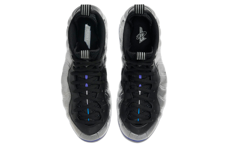 Мужские кроссовки Nike Foamposite One (серый меланж) — фото 4