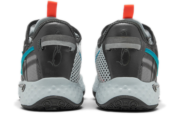 Мужские кроссовки Nike PG 4 (черно-серые) — Чёрныйсерый — фото 4