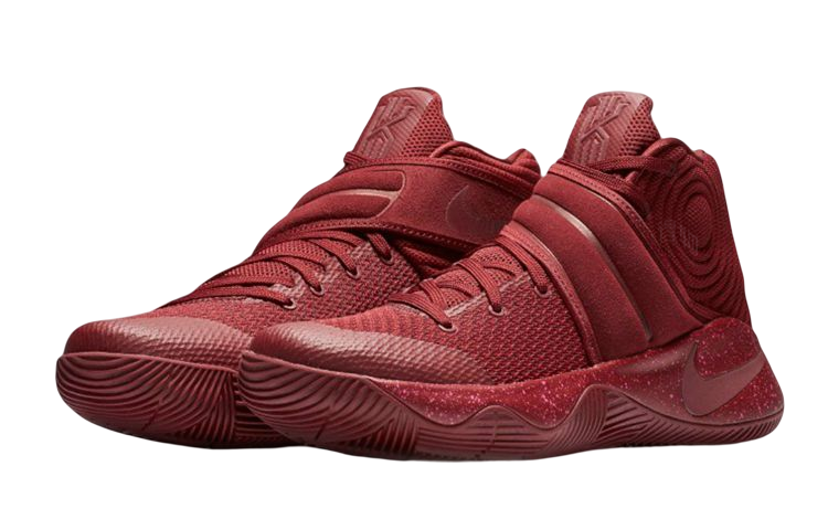 Мужские кроссовки Nike Kyrie 2 "Red Velvet" OG (красные) — 团队红/黑 — фото 3