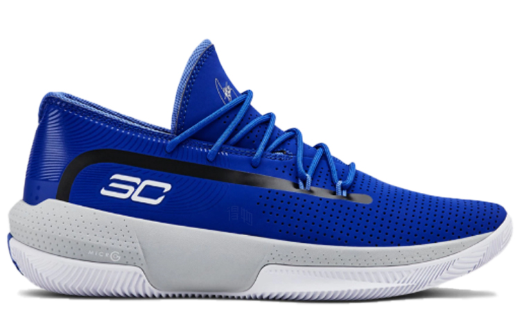 Мужские кроссовки Under Armour Under Armour Sc 3zer0 III (синие) — Синий — фото 2