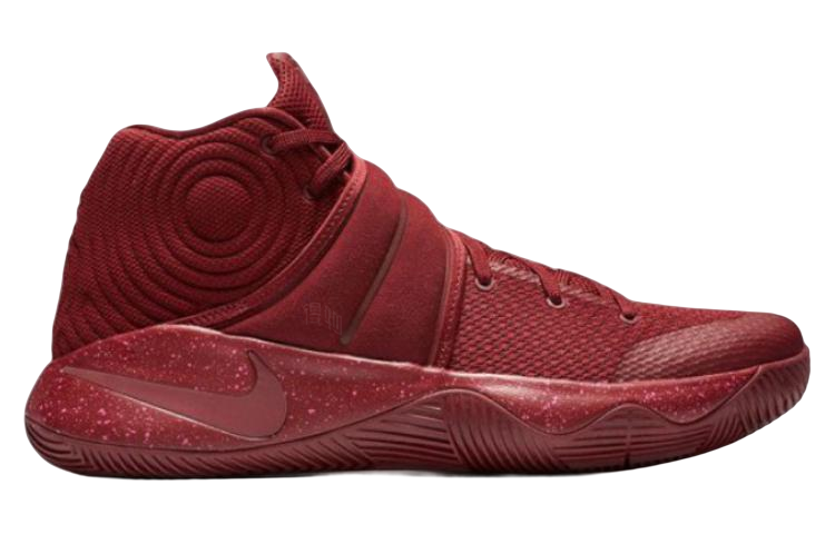 Мужские кроссовки Nike Kyrie 2 "Red Velvet" OG (красные) — 团队红/黑 — фото 2