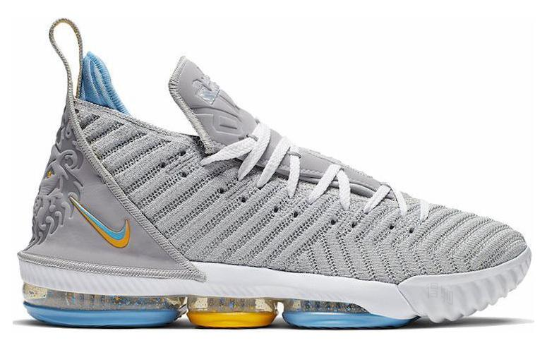 Мужские кроссовки Nike Lebron 16 "MPLS" (серые) — Серый — фото 2