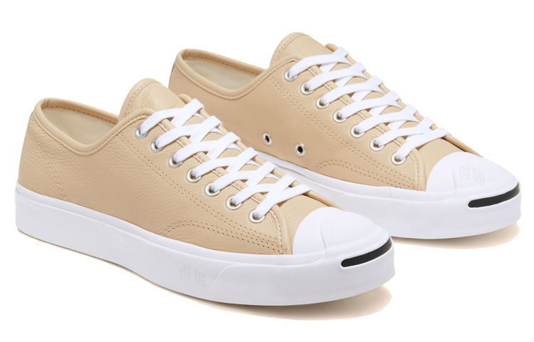 Кеды Converse Jack Purcell (светло-коричневый) — фото 3