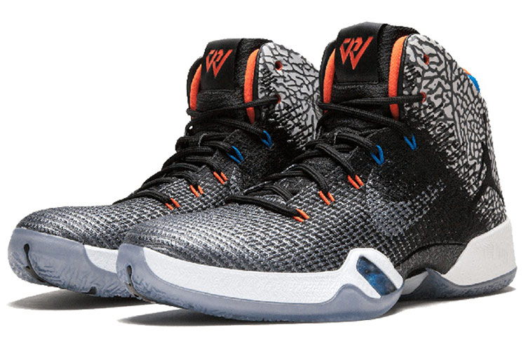 Мужские кроссовки Jordan Air Jordan 31 (серые) — 水泥灰/黑/深灰色/白 — фото 4