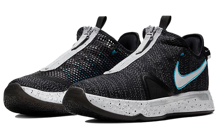 Кроссовки Nike PG 4 Black Grey Tea (черныйсерый) — Чёрныйсерый — фото 3